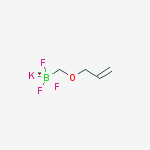 Potassium Allyloxymethyl(trifluoro)boranuide结构式