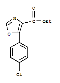 Structure of Ethyl 5-(4-chlorophenyl)oxazole-4-carboxylate