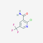 Structure of 2-chloro-5-(trifluoromethyl)pyridine-3-carboxamide