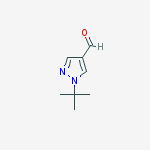 Structure of 1-tert-butyl-1H-pyrazole-4-carbaldehyde