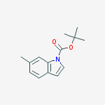 Structure of 1-BOC-6-methylindole