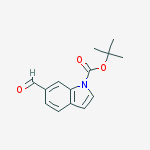 Structure of TERT-BUTYL 6-FORMYL-1H-INDOLE-1-CARBOXYLATE