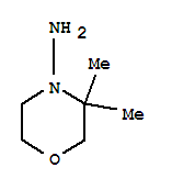 Structure of 4-Morpholinamine,3,3-dimethyl-