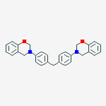 2H-1,3-Benzoxazine, 3,3'-(methylenedi-4,1-phenylene)bis[3,4-dihydro-结构式