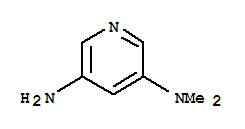 3,5-PYRIDINEDIAMINE,N,N-DIMETHYL-结构式