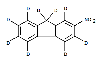 Structure of 2-NITROFLUORENE-D9