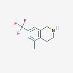 Structure of 5-Methyl-7-(trifluoroMethyl)-1,2,3,4-tetrahydroisoquinoline