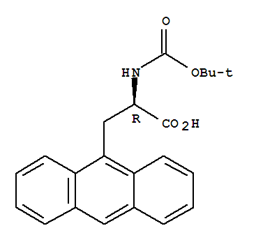 Structure of BOC-3-D-ALA(9-ANTHRYL)-OH