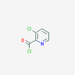 2-PYRIDINECARBONYL CHLORIDE,3-CHLORO-结构式