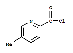 2-PYRIDINECARBONYL CHLORIDE,5-METHYL-结构式