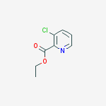 Structure of 3-CHLOROPYRIDINE-2-CARBOXYLIC ACID ETHYL ESTER