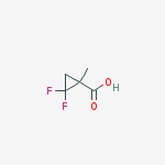 Structure of 2,2-DIFLUORO-1-METHYLCYCLOPROPANE CARBOXYLIC ACID