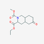 Structure of 3-O-ethyl 2-O-methyl 6-oxo-1,3,4,4a,5,7,8,8a-octahydroisoquinoline-2,3-dicarboxylate