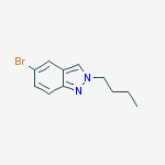 5-Bromo-2-butyl-2H-indazole结构式