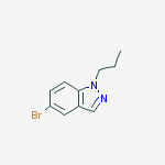 Structure of 5-Bromo-1-propyl-1H-indazole