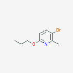 Structure of 3-Bromo-2-methyl-6-propoxypyridine