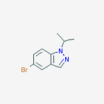 5-Bromo-1-isopropylindazole结构式