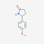 Structure of 5-(4-hydroxyphenyl)pyrrolidin-2-one