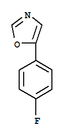 Structure of 5-(4-FLUOROPHENYL)OXAZOLE