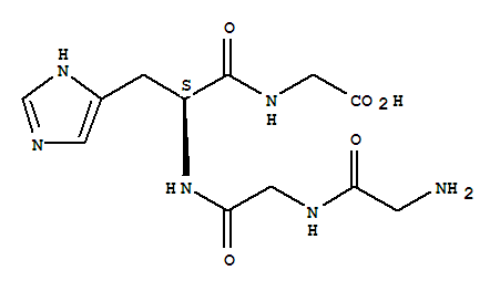 Structure of H-GLY-GLY-HIS-GLY-OH