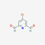 4-Bromo-2,6-diformylpyridine结构式