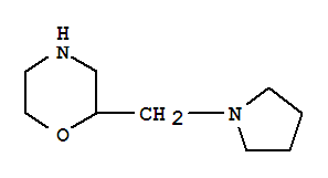 Structure of 2-((PYRROLIDIN-1-YL)METHYL) MORPHOLINE
