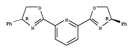 Structure of 2,6-Bis[(4R)-4-phenyl-2-oxazolinyl]pyridine