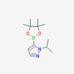 Structure of 1-Isopropyl-1H-pyrazole-5-boronic acid, pinacol ester