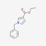 Structure of 1-BENZYLPYRROLE-3-CARBOXYLIC ACID ETHYL ESTER