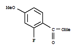 Structure of METHYL 2-FLUORO-4-METHOXYBENZOATE