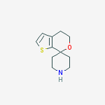 Structure of 4',5'-Dihydrospiro[piperidine-4,7'-thieno[2,3-c]pyran]