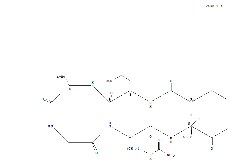 Structure of ASP-PHE-ASP-MET-LEU-ARG-CYS-MET-LEU-GLY-ARG-VAL-TYR-ARG-PRO-CYS-TRP-GLN-VAL