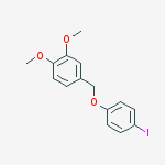4-(4-iodophenoxymethyl)-1,2-dimethoxybenzene结构式