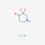 Structure of 3,3-Difluoro-4-piperidinone hydrochloride