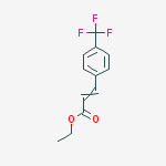 ETHYL 4-(TRIFLUOROMETHYL)CINNAMATE结构式