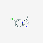 Structure of IMidazo[1,2-a]pyridine, 6-chloro-3-Methyl-