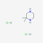 Structure of 2,2-DIMETHYL-PIPERAZINE DIHYDROCHLORIDE
