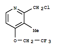 Structure of 2-CHLOROMETHYL-3-METHYL-4-(2,2,2-TRIFLUOROETHOXY)PYRIDINE