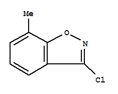 Structure of 1,2-Benzisoxazole,3-chloro-7-methyl-