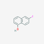 Structure of 1-Hydroxy-6-iodonaphthalene