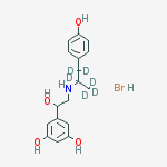 Structure of Fenoterol-d6 Hydrobromide