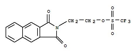 2-(2,3-NAPHTHALIMINO)ETHYL TRIFLUOROMETHANESULFONATE结构式