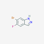 Structure of 6-bromo-5-fluoro-1H-indazole