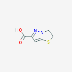 2,3-Dihydropyrazolo[5,1-b][1,3]thiazole-6-carboxylic acid结构式