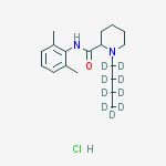 Bupivacaine-d9 Hydrochloride结构式