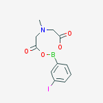 Structure of 2-(3-iodophenyl)-6-methyl-1,3,6,2-dioxazaborocane-4,8-dione