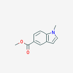Structure of Methyl 1-Methyl-1H-indole-5-carboxylate