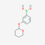 Structure of 3-(Tetrahydropyran-2-yloxy)phenylboronic acid