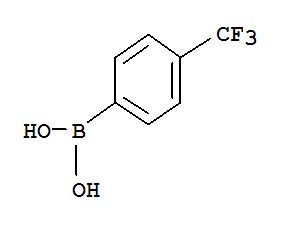 Structure of 4-(Trifluoromethyl)phenylboronic acid