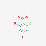 Structure of methyl 2-chloro-4,5-difluorobenzoate